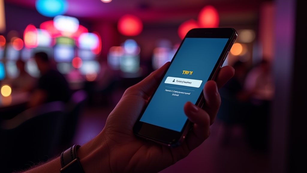 Téléphone affichant un téléchargement Pampago relancé après un blocage