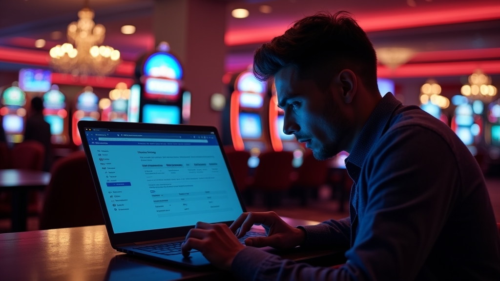 Dépannage d’une connexion Pampago en échec sur ordinateur dans un casino sombre
